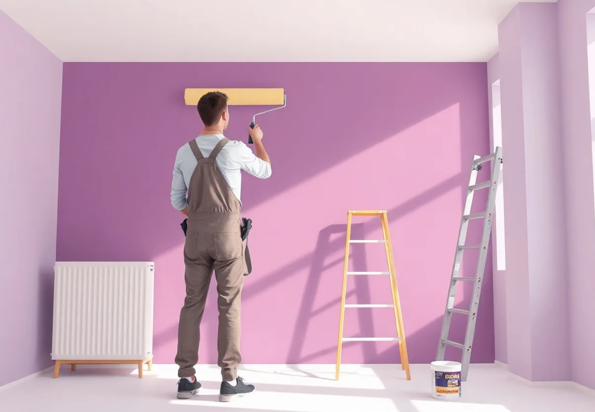Peintre Château-Thierry 02400 en intervention sur un chantier